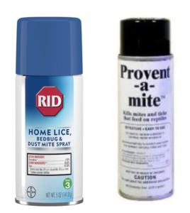 RID Lice Spray or Provent-a-mite Spray for Snake Mites
